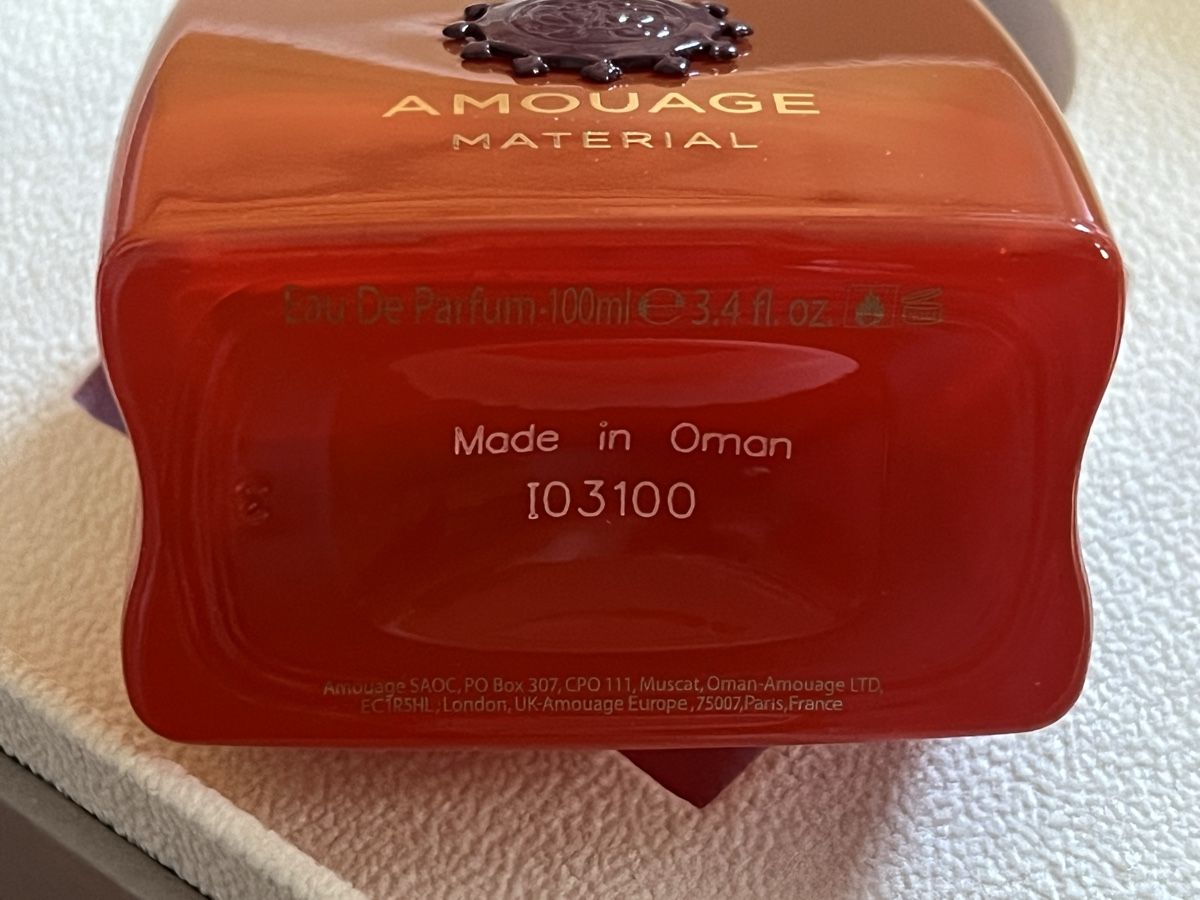 Amouage Parfum & Eau de Toilette: Amouage Material 100ml Eau de Parfum Neu – Neu (gemäss Beschreibung) aus Schlieren von Badiper 3