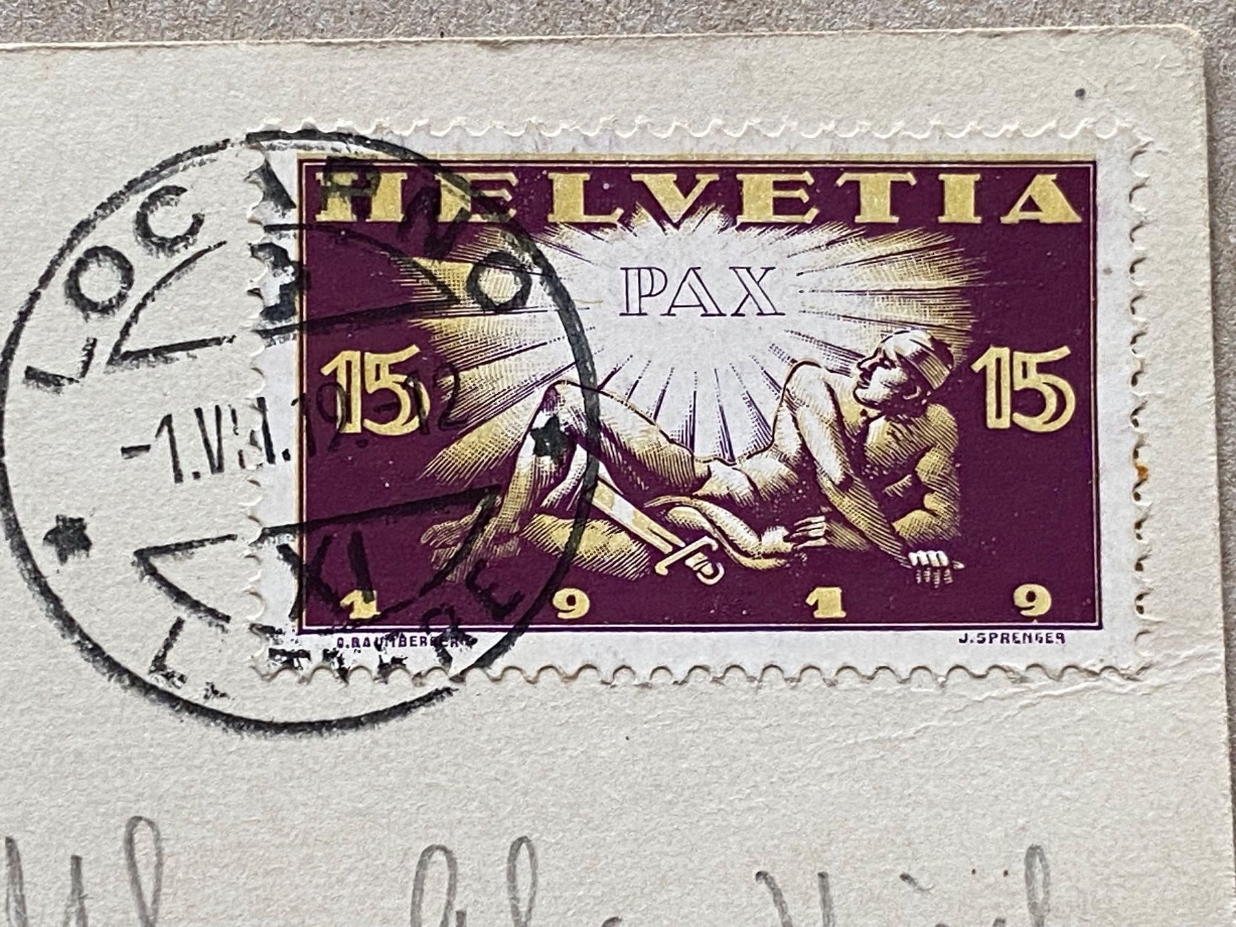 Tutti i francobolli: 145, ET Locarno auf Karte – Usato da Aarau venduto da hilde47 1