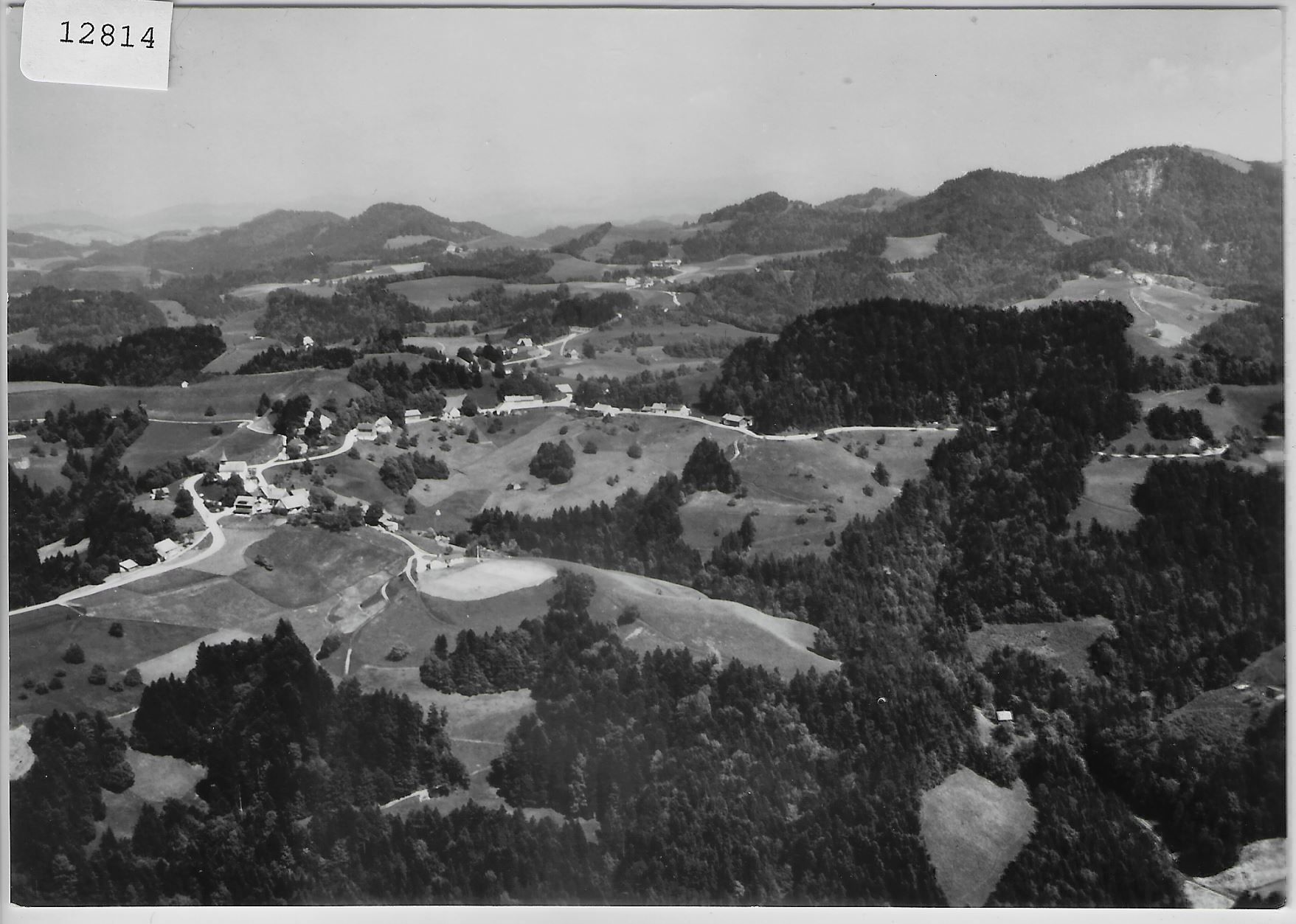 Cartoline postali: Flugaufnahme Sternenberg ZH mit Hörnli – Antico da Ettingen venduto da Kartenplanet