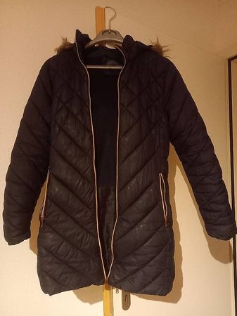 Veste noire mi longue taille M
