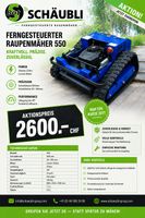 Aktion Ferngesteuerter Raupenmäher 550 nur für kurze Zeit