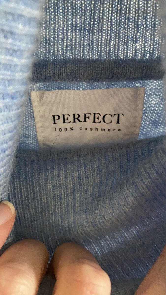 Pullover & Sweatshirts: Perfect Cashmere Rollkragen Pullunder Gr. S hellblau – Neu (gemäss Beschreibung) aus Wilen (Sarnen) von SanVibes22 2
