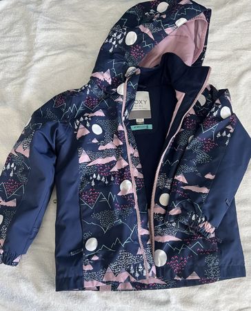 Veste de ski Roxy Girl motif montagnes taille 6-7 ans