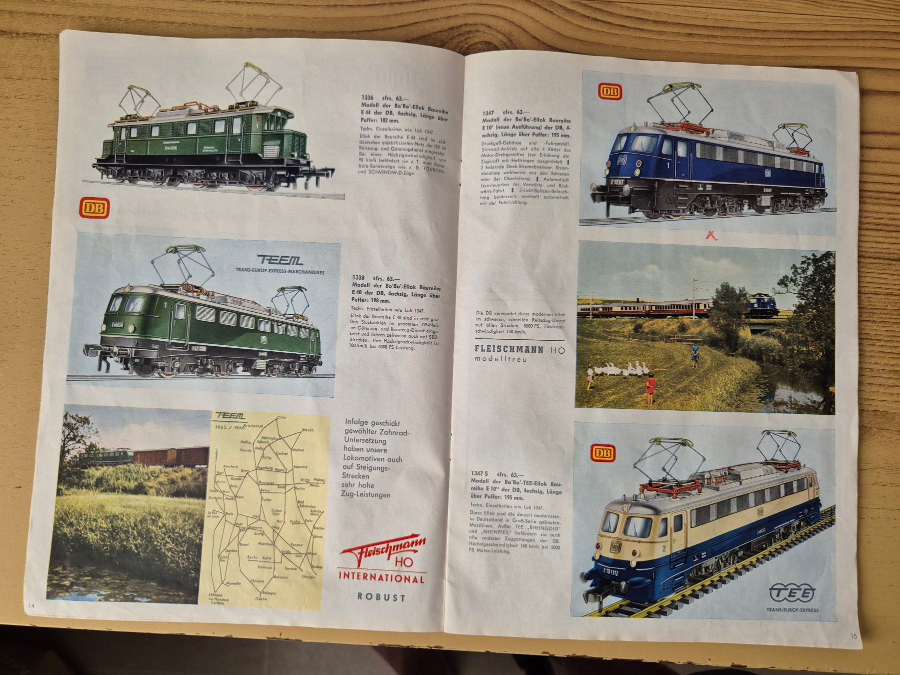 Fleischmann Dokumente: Fleischmann Katalog H0 1966/67 – Gebraucht aus Spreitenbach von aspen11 2