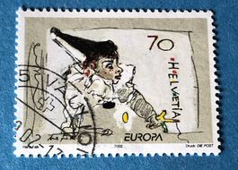 Nr. 1051 Pierrot spielt mit dem Faden GESTEMPELT 2002   