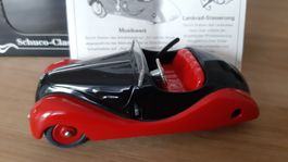 Schuco Radio Akustico Oldtimer Spielzeugauto rot-schwarz 