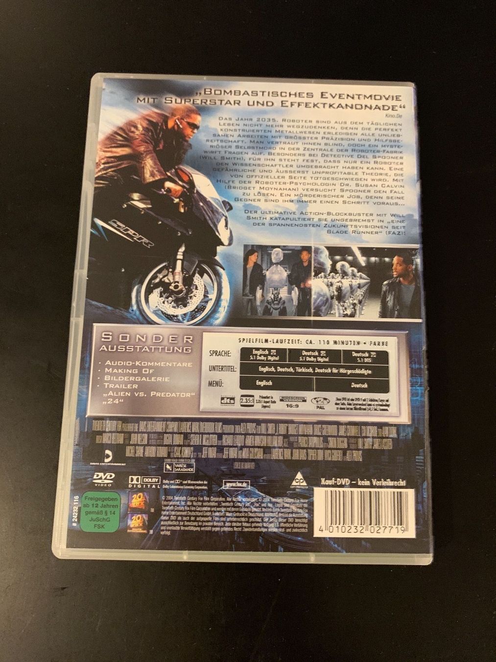 Tutti i DVDs: I, Robot (DVD) – Usato da Frasnacht venduto da RS-Ric 1