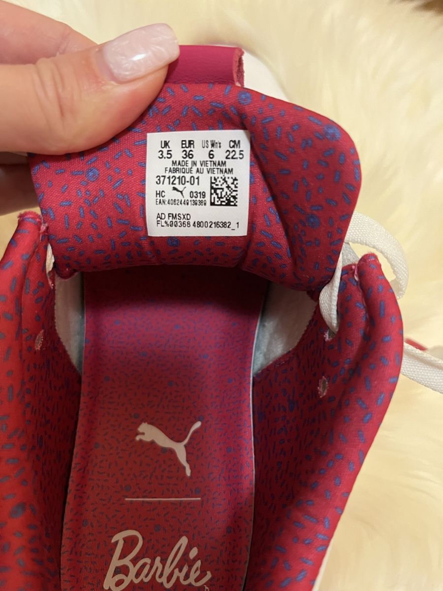 Puma Scarpe da donna: Baskets Puma Barbie blanches roses taille 36 – Nuovo (secondo la descrizione) da Ballens venduto da Annushka26 2