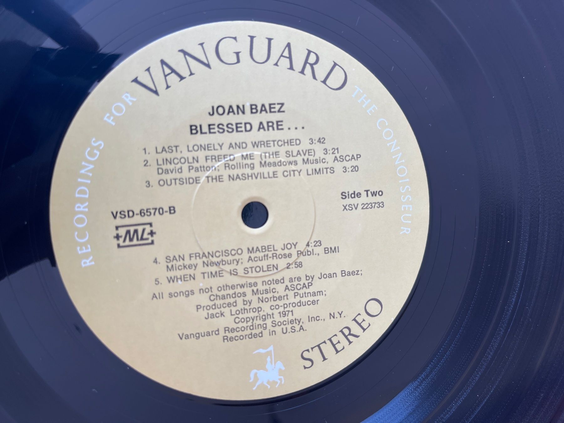Schallplatten: A645/Joan Baez Blessed Are... – Gebraucht aus Frutigen von Philippe_jsp 2