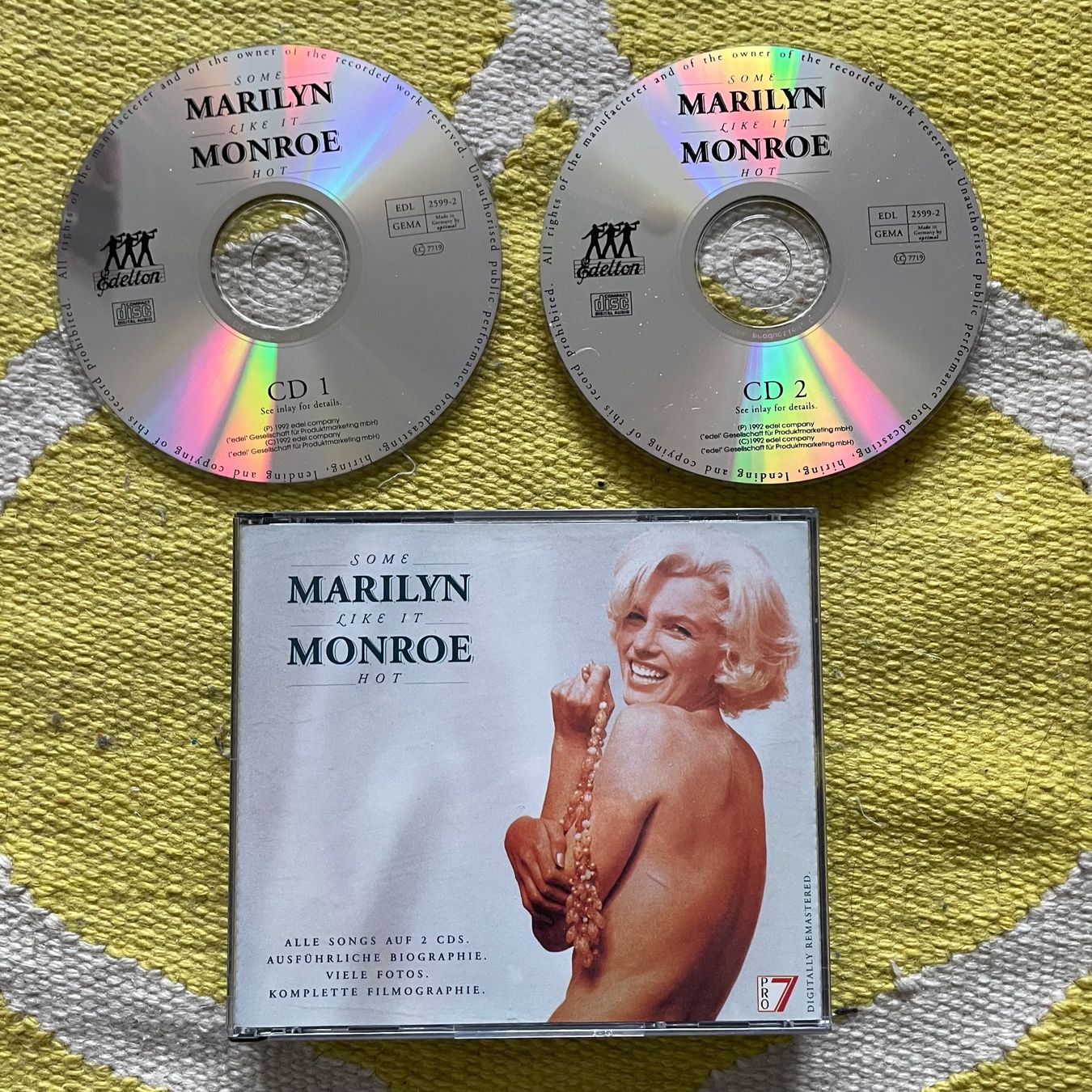CD: MARILYN MONROE-2CD BOX SET SOME LIKE IT HOT – Usato da Rorschacherberg venduto da CD-Roli