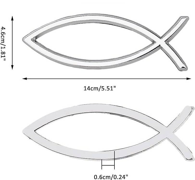 Sticker: Autoaufkleber Fisch – Nuovo e nell'imballaggio originale da Märstetten venduto da CH-Domi 1