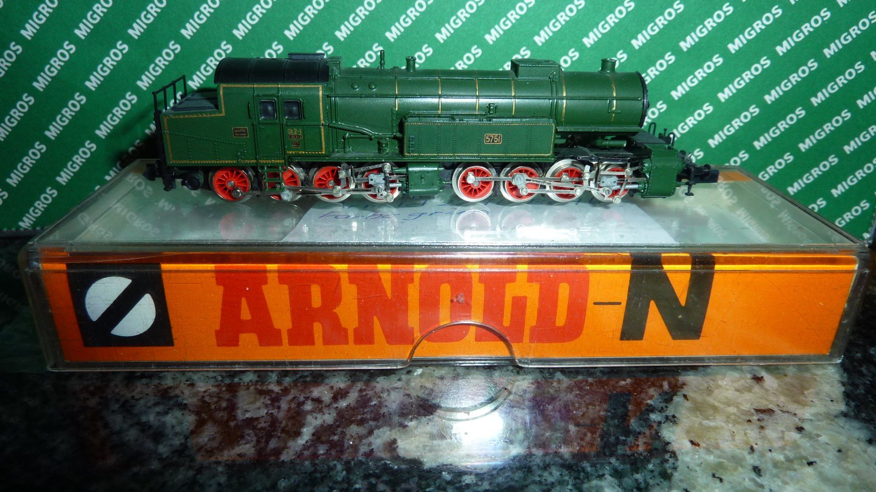 Arnold Modellini di ferrovie: ARNOLD 2276 MALLET DAMPFLOK SPUR N – Nuovo (secondo la descrizione) da Uznach venduto da train50 1