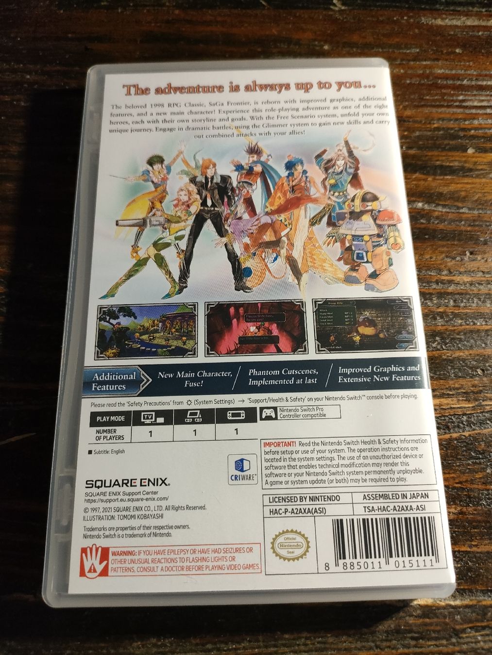 Nintendo Giochi: Saga Frontier Remastered sur Switch – Usato da La Chaux-de-Fonds venduto da nwa_w9zt 1