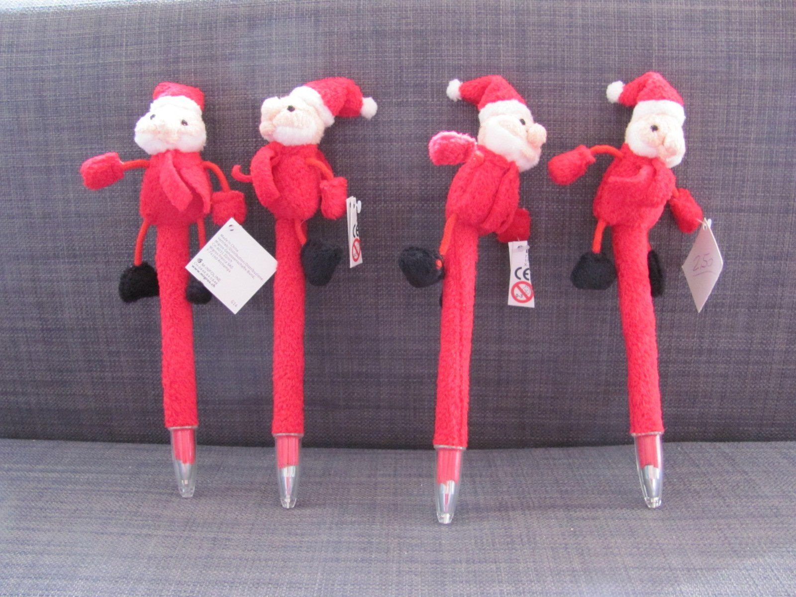 Stylos & Marker: 4xt Weihnachtsmann Kugelschreiber – Neuf (Voir description) à Gümligen par Fantapanda