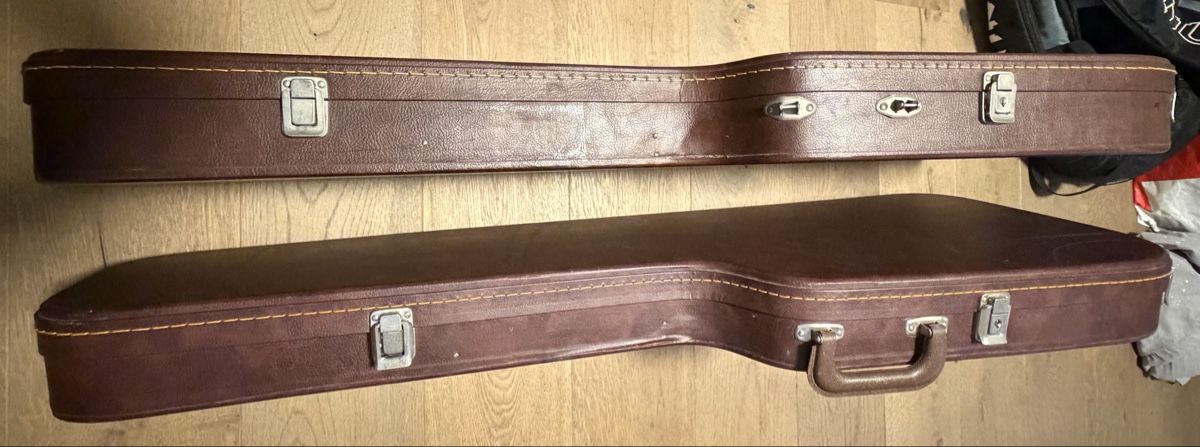 Strumenti musicali: 2 étui guitare rigide cuir – Usato da Corbeyrier venduto da ant_2r6l