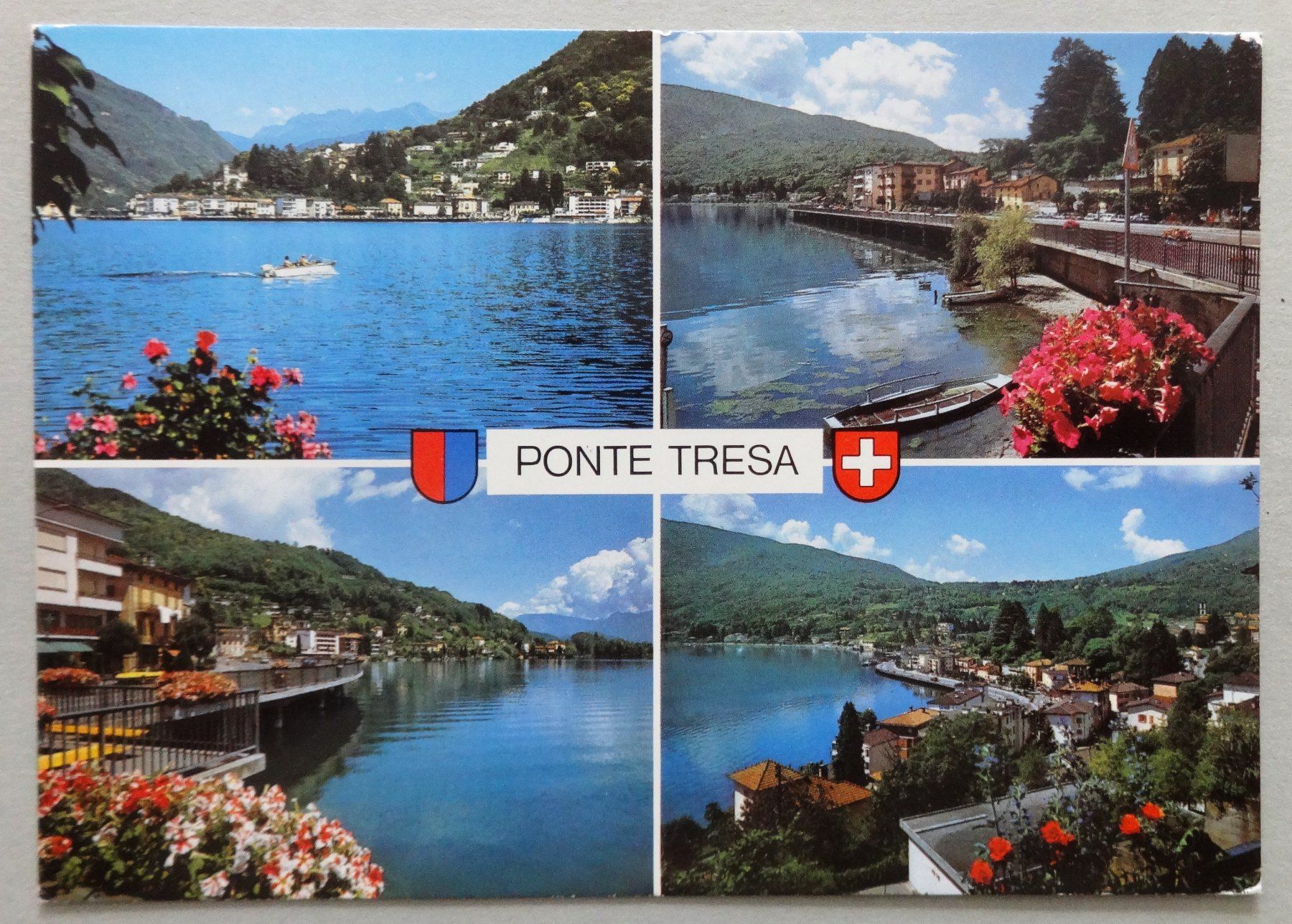 Cartes postales: Ponte Tresa - Lago di Lugano – D'occasion à Fétigny par Billy2miny