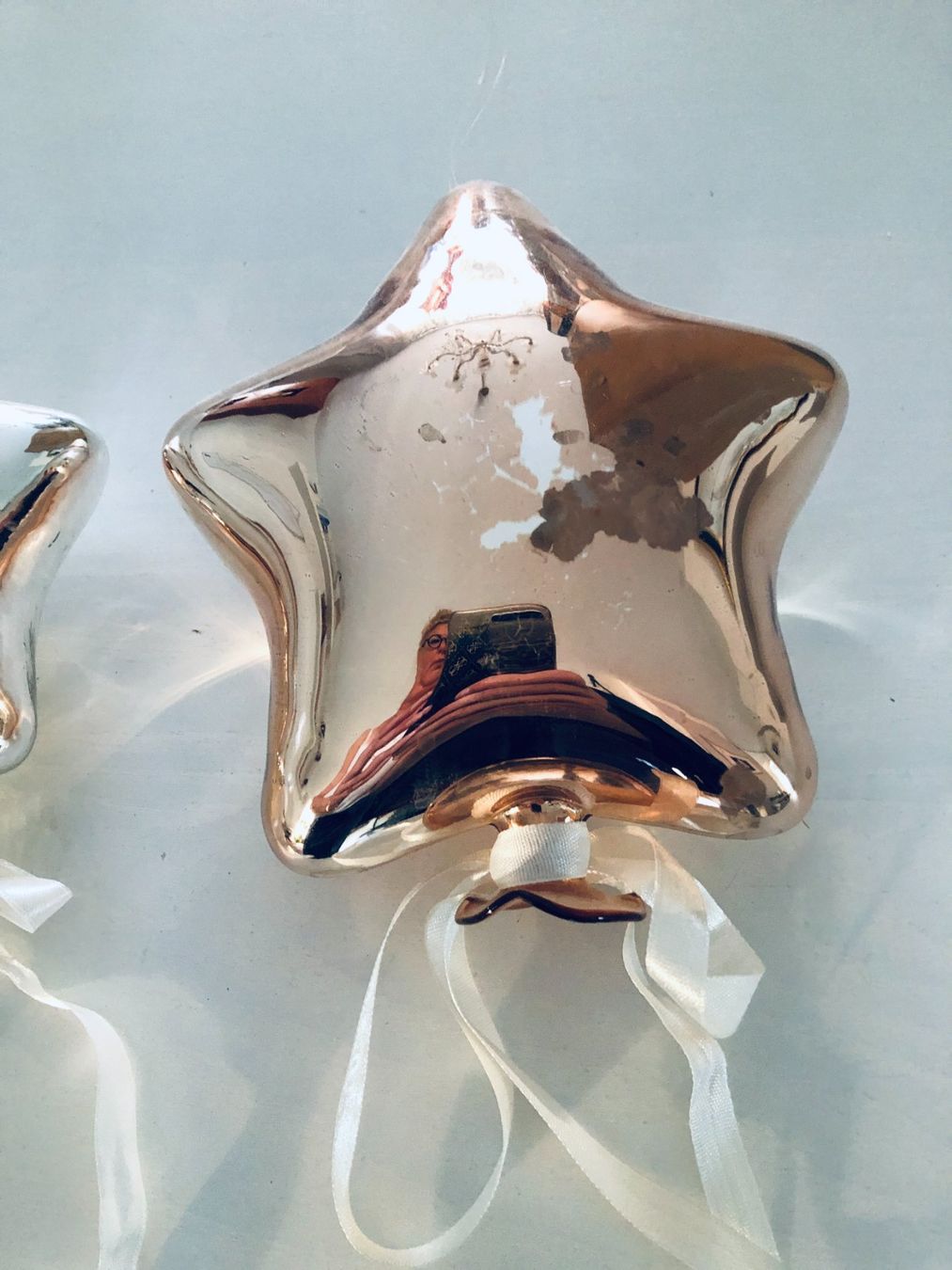 Tutte le decorazioni: 4x Glas Sterne Silber & Rosa – Usato da Arlesheim venduto da OmnIa55 6