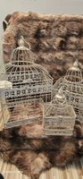 3 Deko-Vogelkäfige, Vintage, Shabby Chic, Neu Zustand