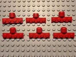 Lego 6x Platte,modifiziert 1x4 mit Schleppkugelbuchse(3183a)