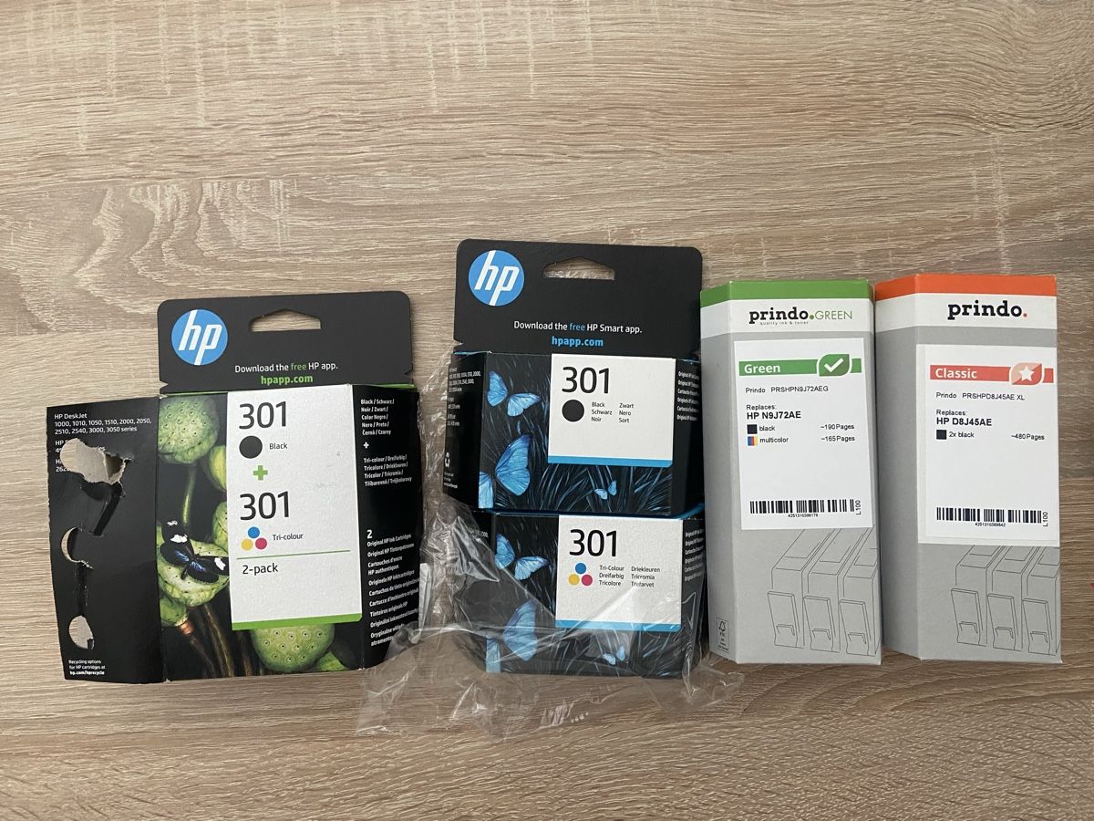 Hewlett Packard Druckerpatronen & Toner: HP 301 Druckerpatronen – Neu und originalverpackt aus Wangs von scheloli