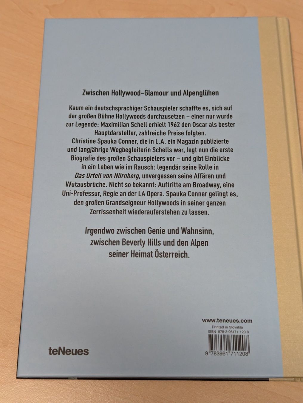Libri: Maximilian Schell / Ein Hollywoodleben (Fester Einband) – Usato da Spiez venduto da Crazyduck 1