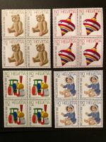 Pro Juventute 1986 Viererblöcke postfrisch (ganze Serie)