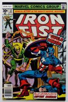 IRON FIST #12 🔑 KEY ISSUE 1st MEETING CAPTAIN AMERICA 1977
