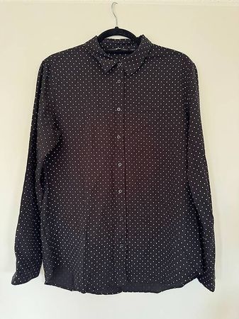 Uniqlo Bluse - Gr. M - Schwarz