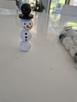 Schneemann basteln: Holzperlen Set für DIY Projekte!
