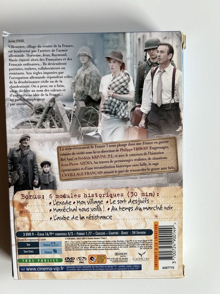 Tutti i DVDs: UN VILLAGE FRANÇAIS SAISON 1 – Usato da St-Cierges venduto da Crisi53 1