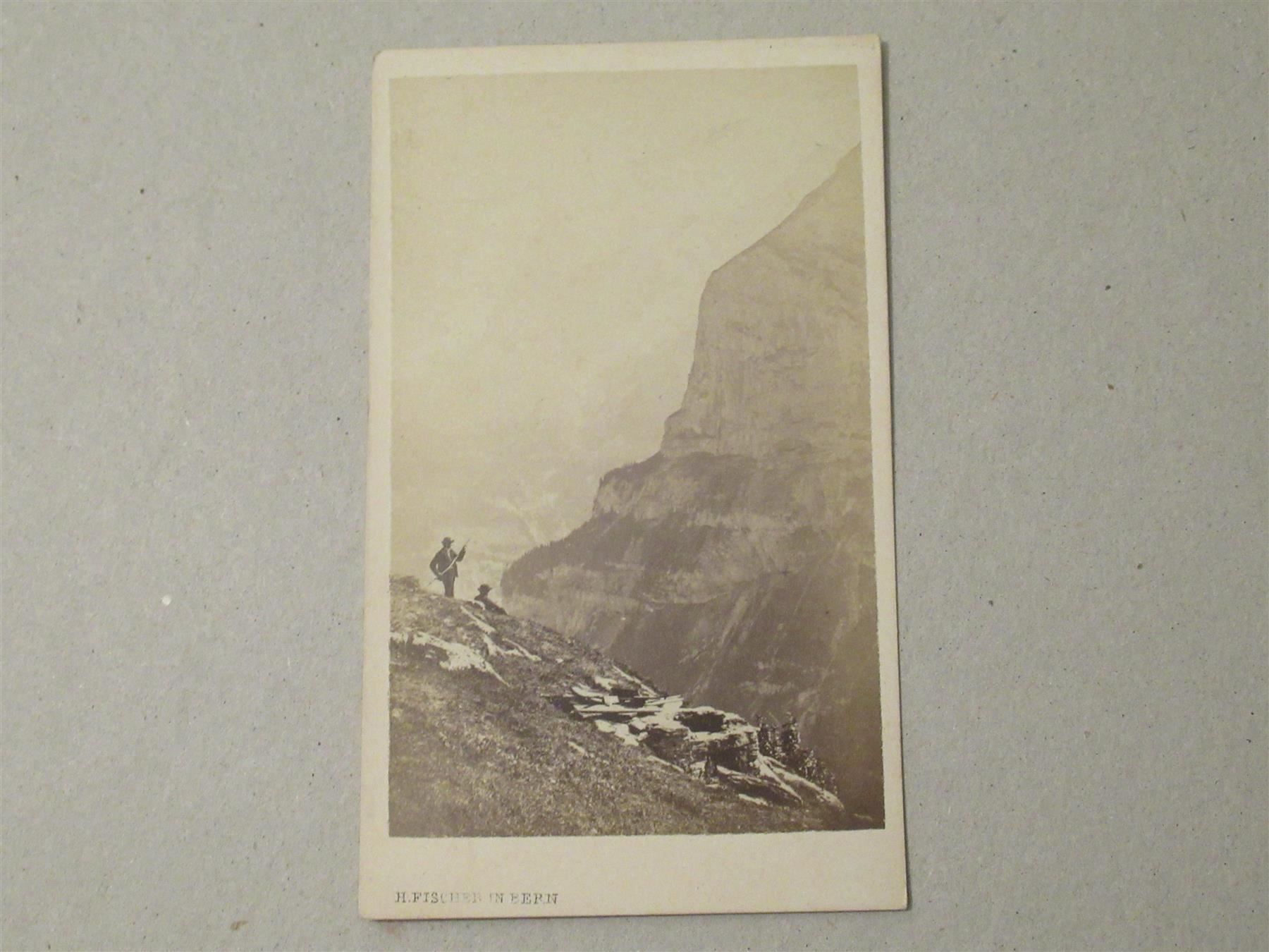 Poster & Bilder: Fischer Bern Photo CDV 1870 Mürren – Gebraucht aus Adliswil von buch_und_kunst