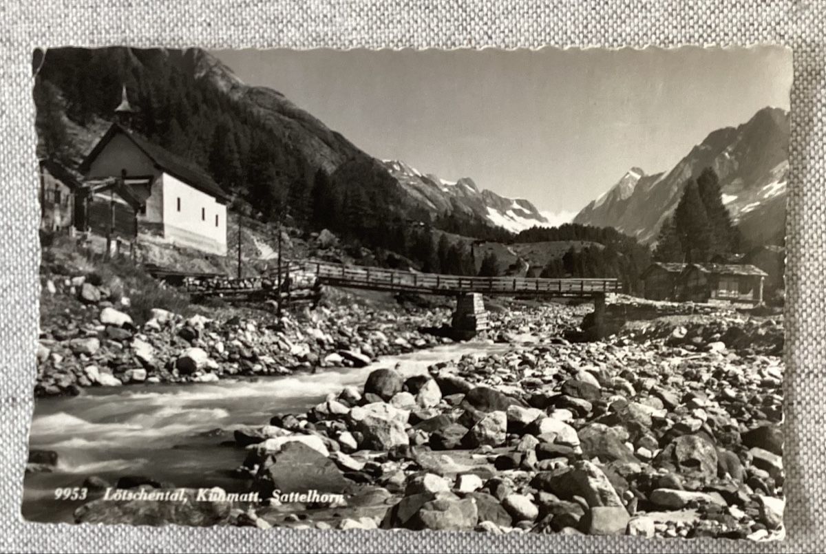 Cartoline postali: Lötschental, Kühmatt – Usato da Reinach BL venduto da Linda013