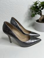 Guess Pumps, selten getragen, Gr. 40, grau Kroko-Optik