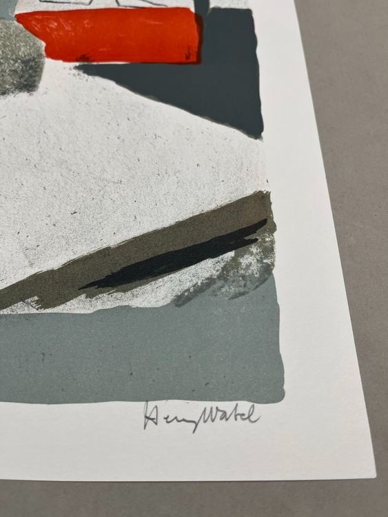 Grafica & Litografie: HENRY WABEL LITHOGRAPHIE SIGNIERT NUMMERIERT – Usato da Gersau venduto da grafik-kunst 3
