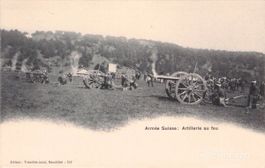 Militär // ca. 1900 bis 1910 Artillerie auf feu Armee