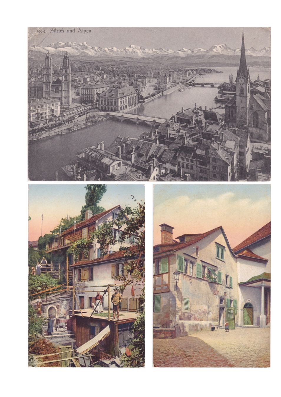 Cartoline postali: Konvolut Zürich – Usato da Baar venduto da dokuba 2