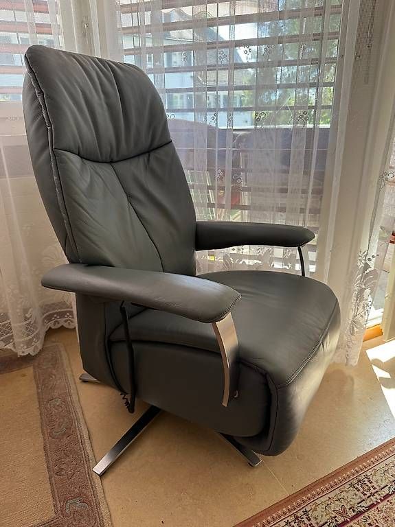 Himolla Sessel: Interliving IL 4561 Leder-Relaxsessel, elektrisch, neuwertig – Gebraucht aus Stäfa von lazebnyk89