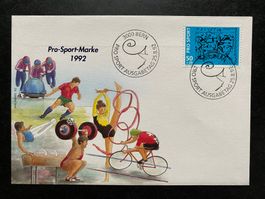 2 FDC Pro Sport Marke 1992 ET
