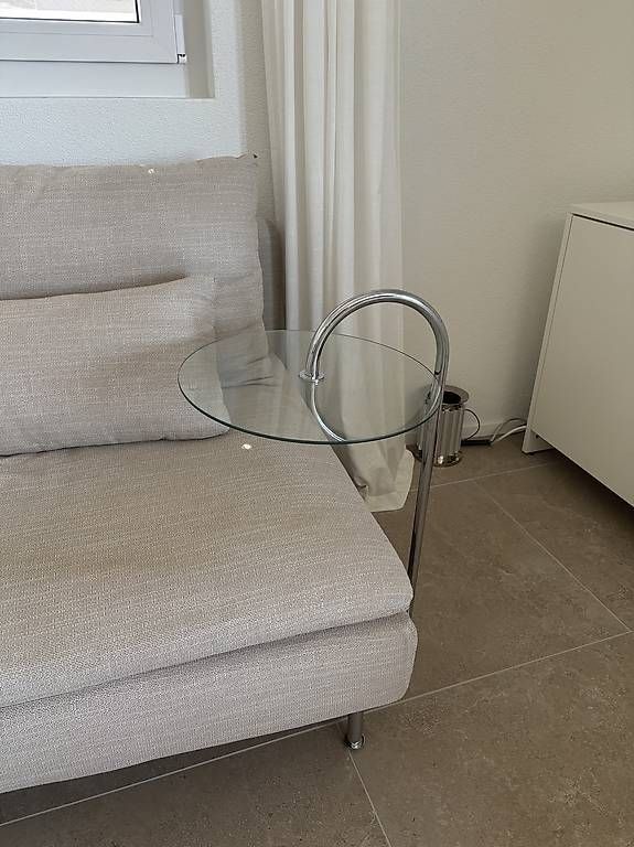Tavoli: Beistelltisch Sidetable Silber Glas – Usato da Zürich venduto da car_9sdb 2