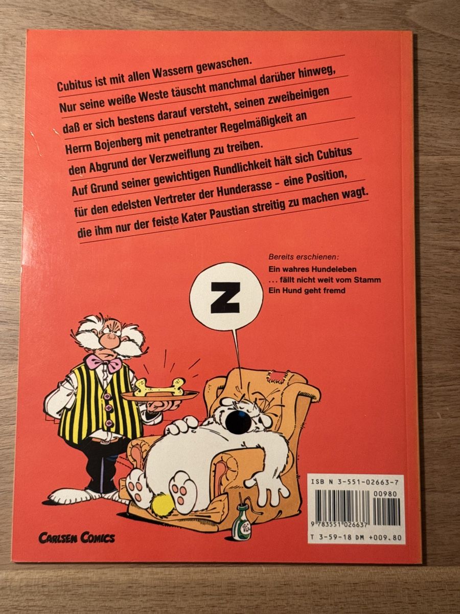 Fumetti: Cubitus Comic "Ein Hund geht fremd" – Usato da Zuerich venduto da BirgittaB 1
