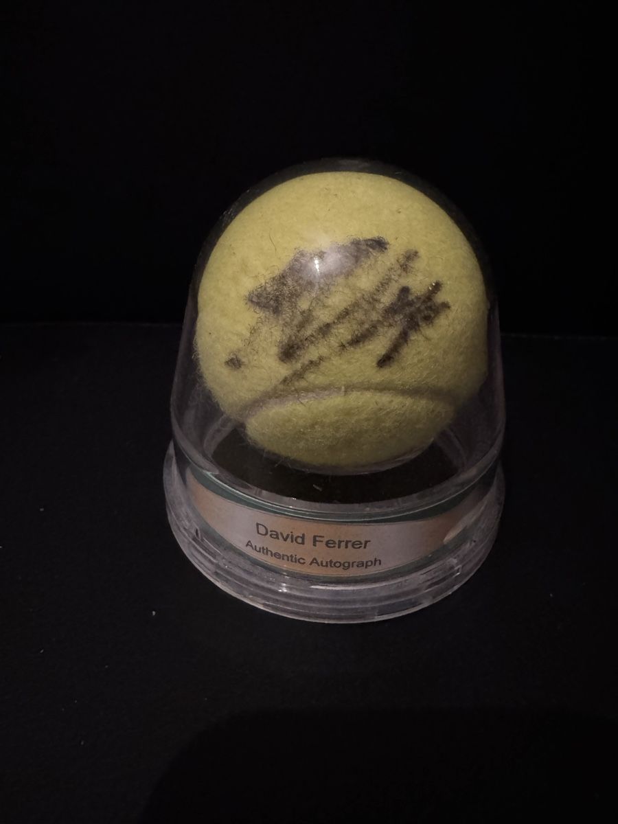 Autografi: David Ferrer Autographed Tennis Ball – Nuovo e nell'imballaggio originale da Mendrisio venduto da KingElvis85 1