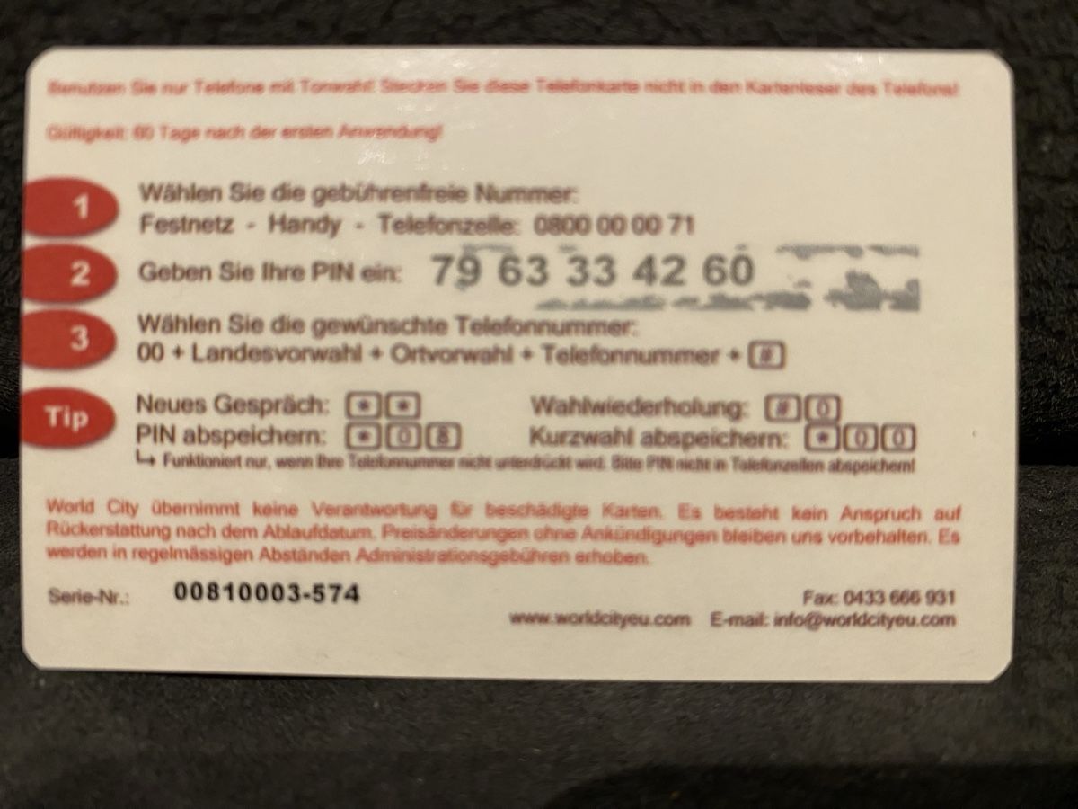 Telefon- & Taxkarten: Carte – Gebraucht aus Lausanne von babacard10 1