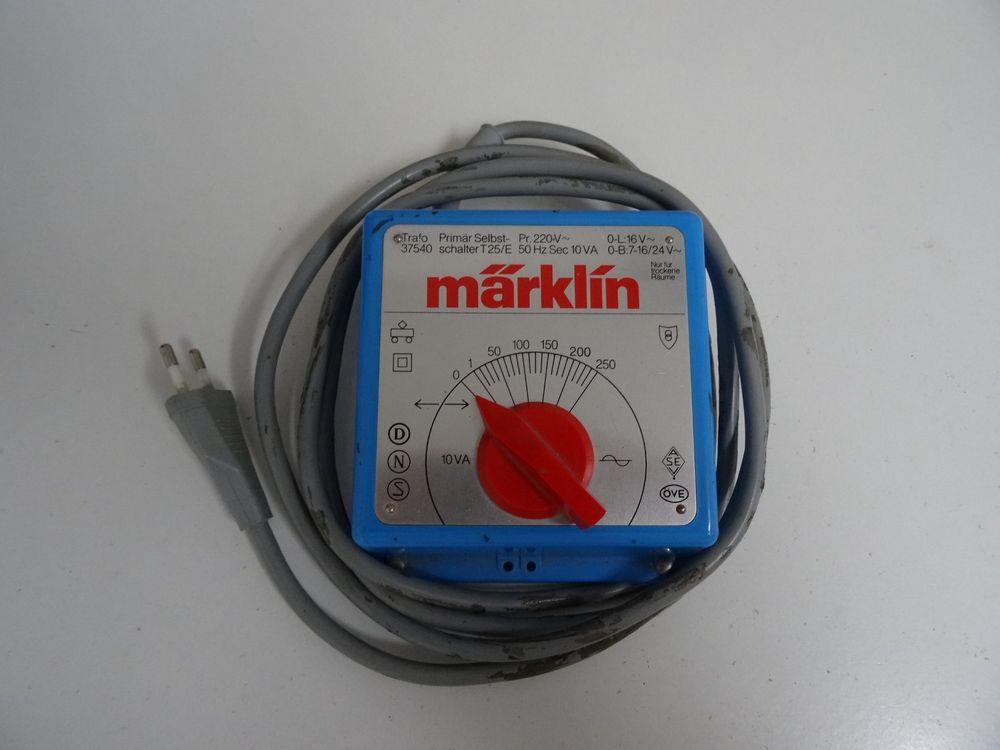 Märklin 37540 transfo 10VA dès 1.-fr (Gebraucht) in bassecourt für CHF ...