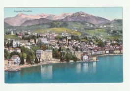 Ansichtskarte Lugano Paradiso, Gelaufen