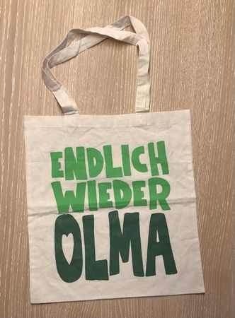OLMA Stofftasche "Endlich wieder OLMA", Tragetasche, Top
