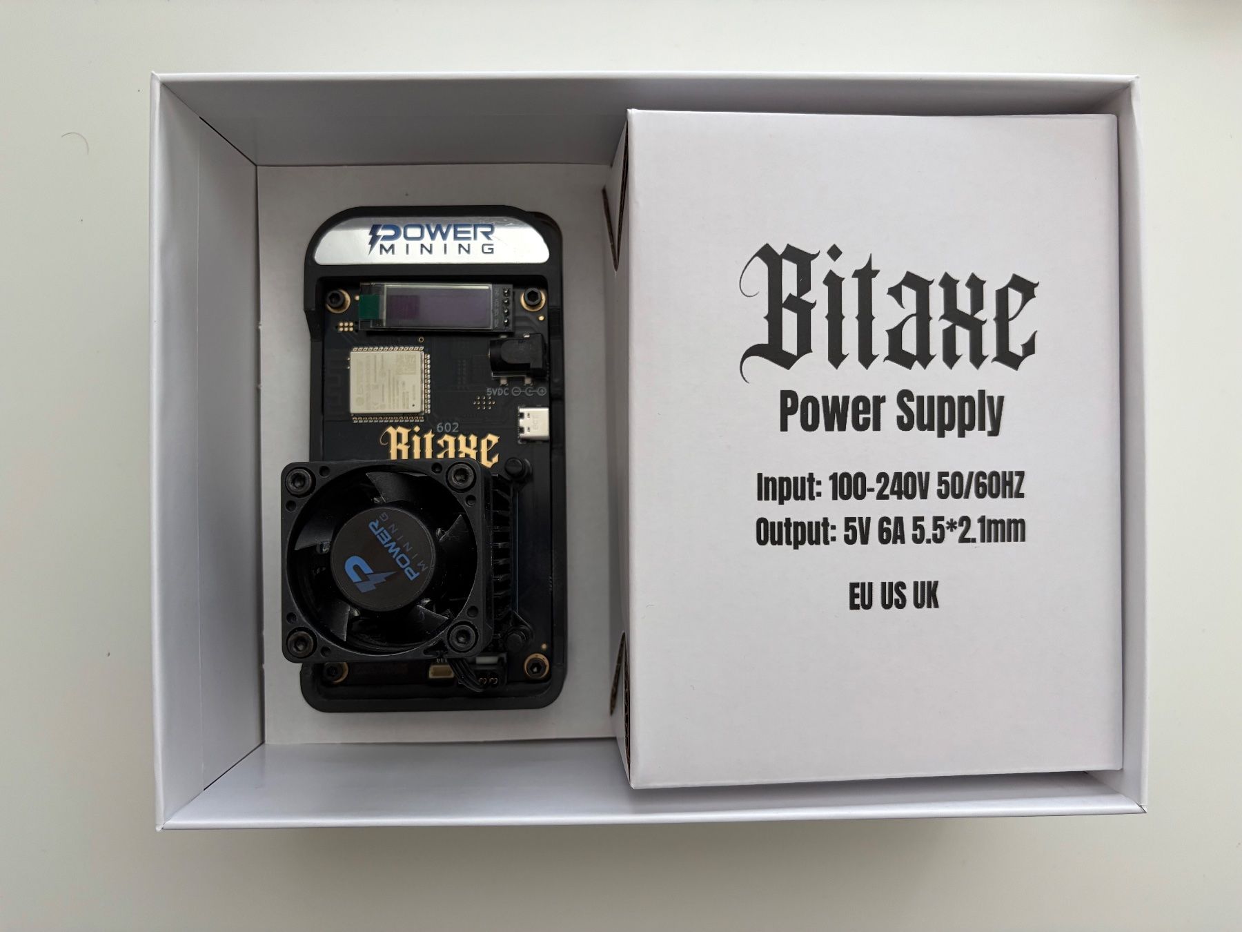 Coin Miner: PowerMining BitAxe Gamma 602 Bitcoin miner – Gebraucht aus Glattpark(Opfikon) von mes_c2b6 2