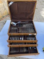 Besteckset Ponti Lyon versilbert im Holzkoffer gebraucht