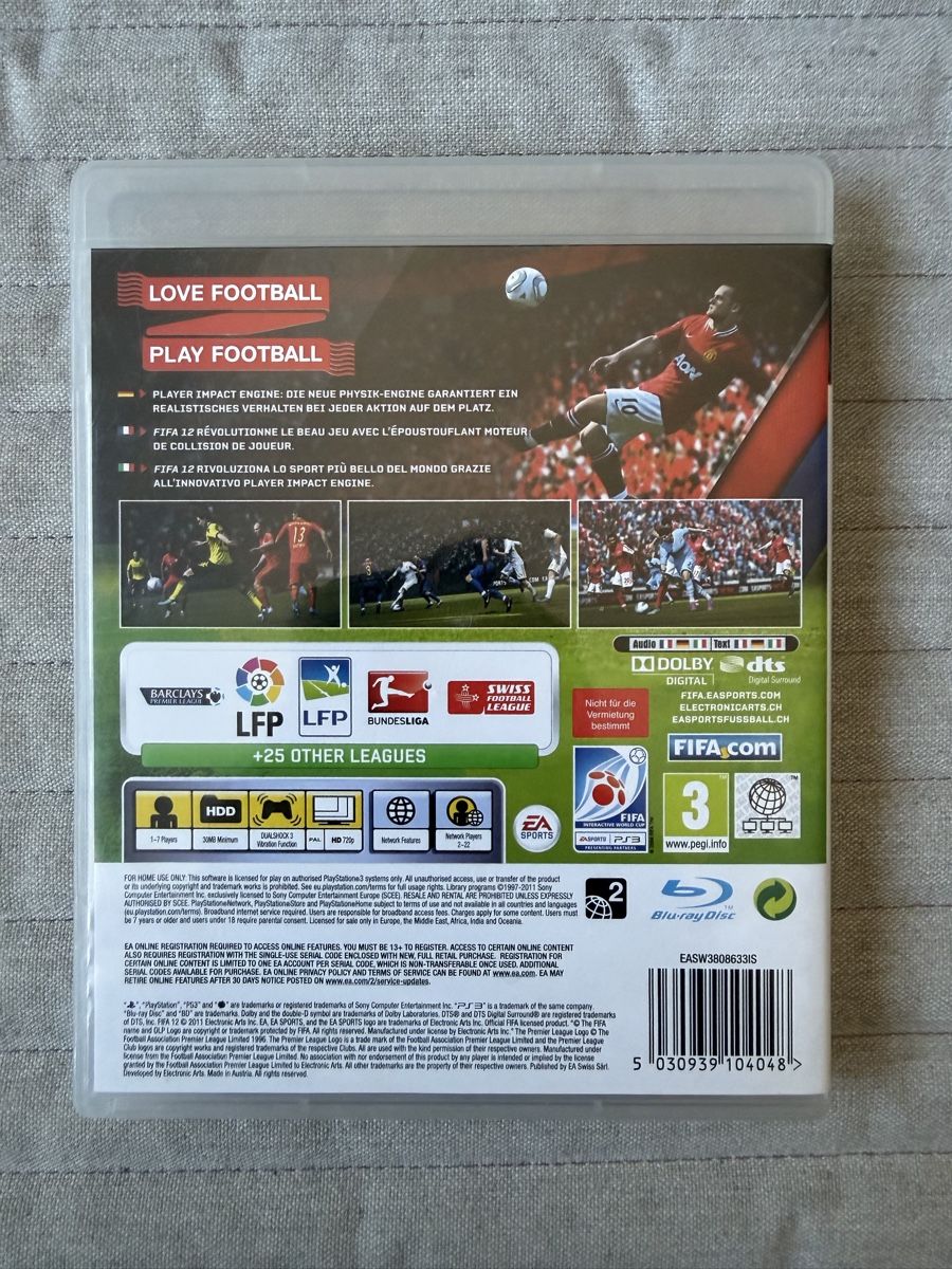 Sony Giochi: FIFA 12 für PS3 – Usato da Thunstetten venduto da Virus_33 2