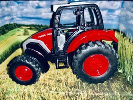 Traktor, Rot, Happy Swiss Farmer