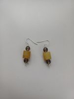 Ohrringe aus Stein & Rauchquartz